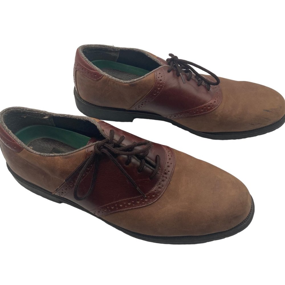 Nunn Bush Brown Leather Men's Oxfords, Size 13 - Picture 4 of 9